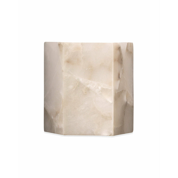 Borealis Hexagon Wall Sconce White