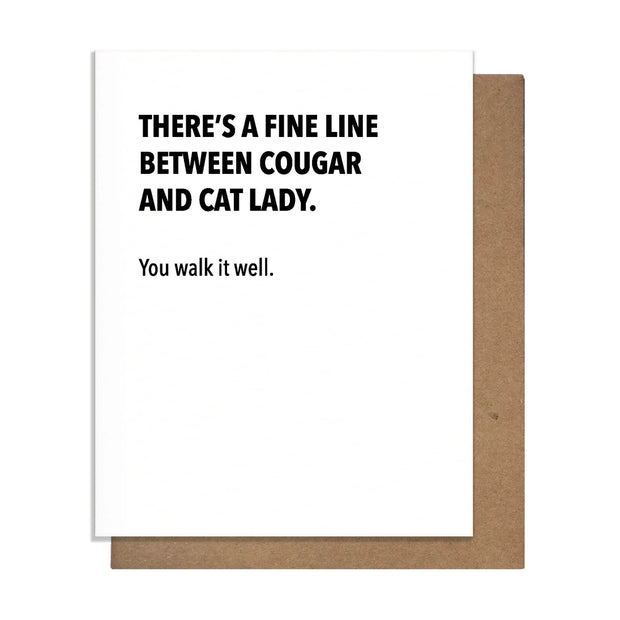 Cougar- Birthday Card