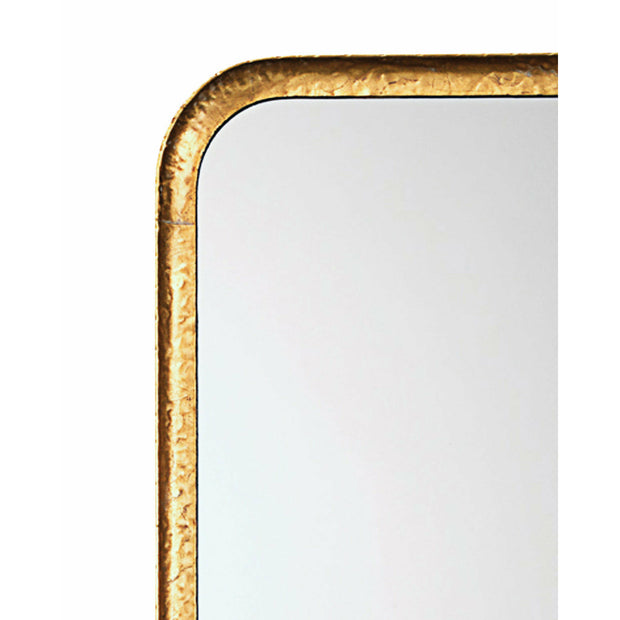 Capital Rectangle Mirror Gold Leaf