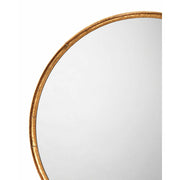 Refined Round Mirror Gold Leaf