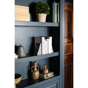 Grey Marble Wedge Bookends