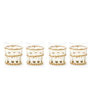 Set of 4- Island Wrapped Tumbler White