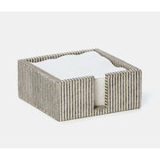 S/2 - Bandar Brown Candy Striped Napkin Holders