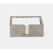 S/2 - Bandar Brown Candy Striped Napkin Holders