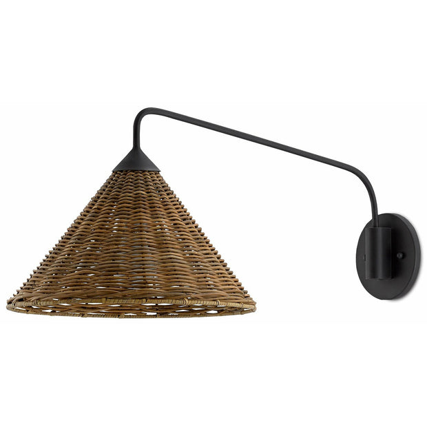 Basket Swing Arm Sconce