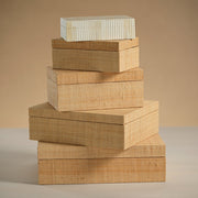 Dina Grasscloth Box - Small