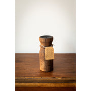 Maximiliana Wood Carved Candle Holder