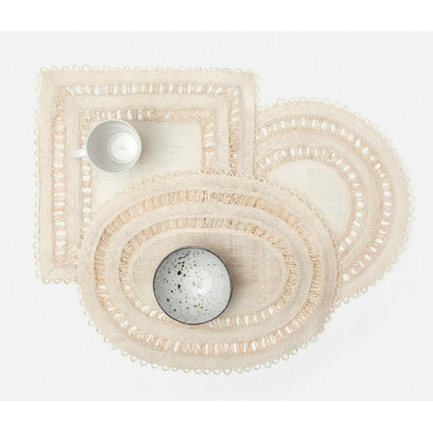 Set/4- Merna Bleached Placemat