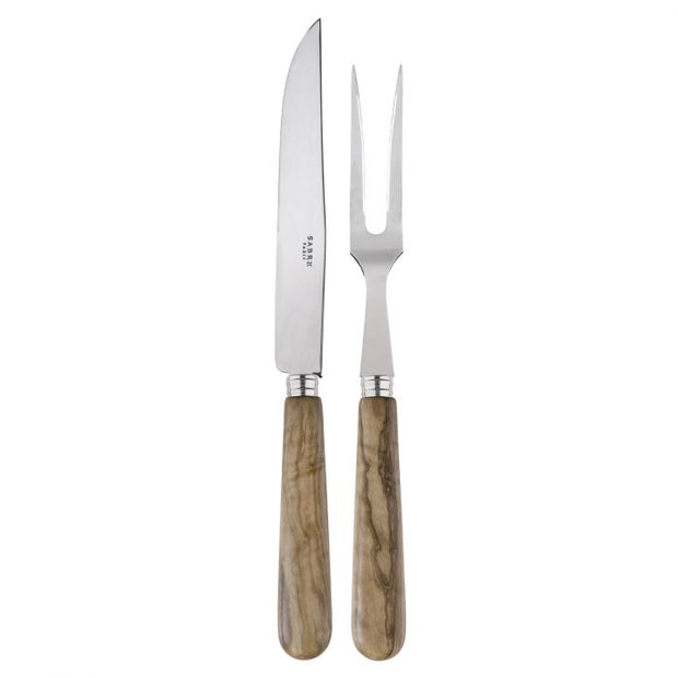 Carving set Lavandou , Olive tree wood