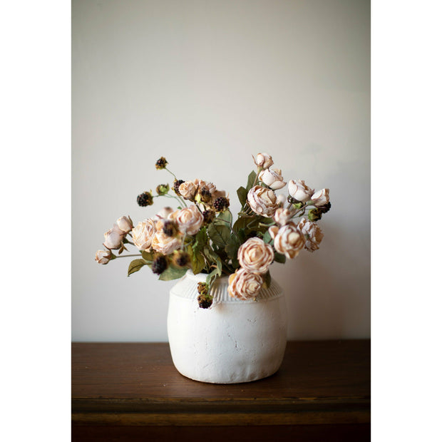 Beige Dried Roses with Bud