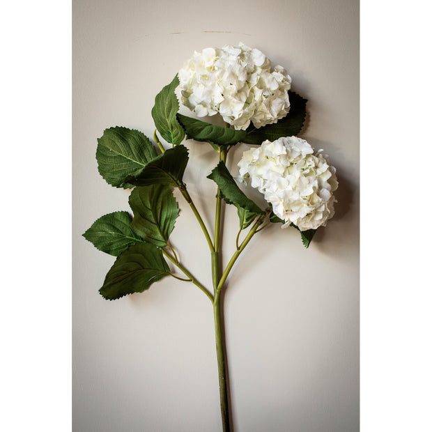 Hydrangea Spray, 36" L - White