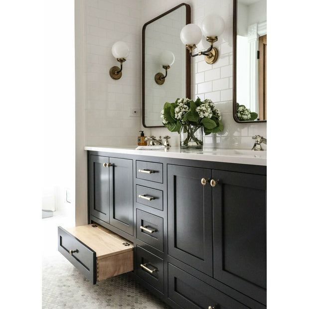 Green & White Hydrangea Bud Arrangement - Small