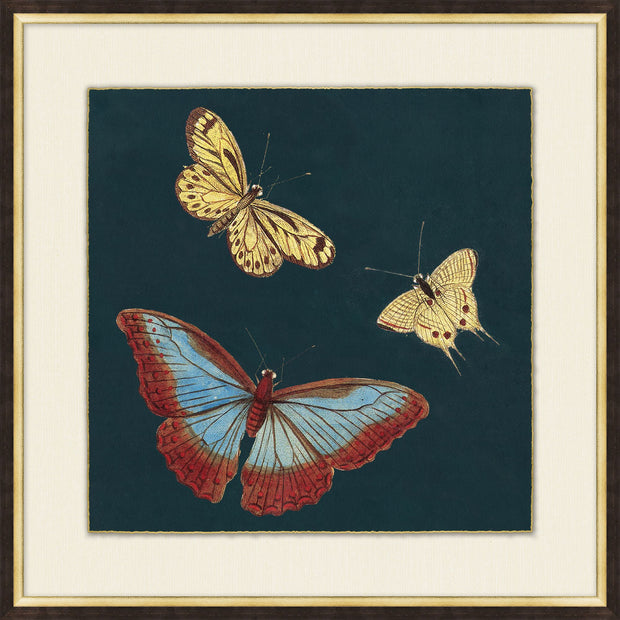 Deep Teal Butterflies 4