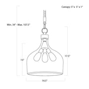 Demi John Pendant Large