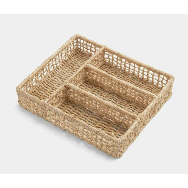 Karol Bleached Flatware Holder