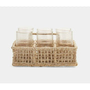 Karol Bleached Glassware Holder