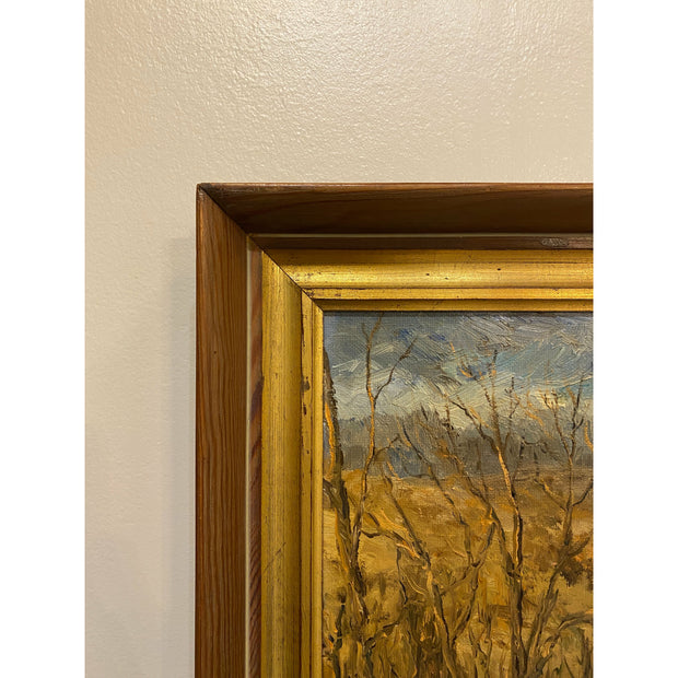 Autumnal Landscape Vintage Painting