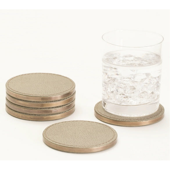 S/6 McCoy Coasters - Bark