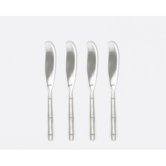 Set/4 - Liliana Polished Silver Spreaders