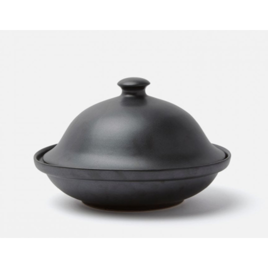 Marcus Black Glaze Cloche Serving Platter
