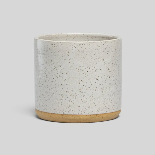 Norden 7" Planter (White Speckle)