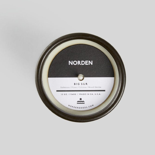 Norden Big Sur 12 oz. Ceramic Candle