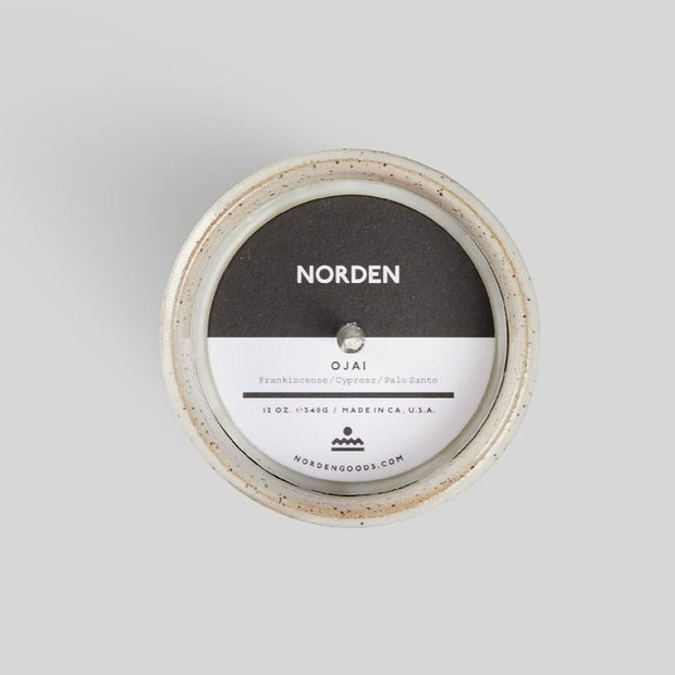 Norden Ojai 12 oz. Ceramic Candle
