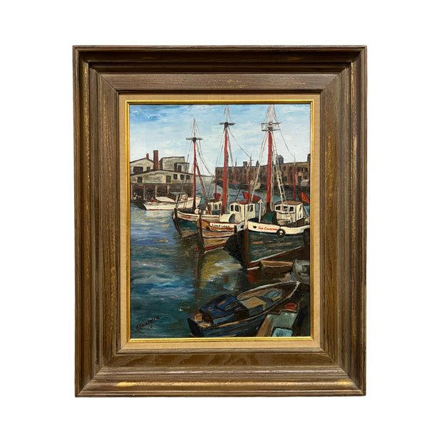 Boston Harbor Painting