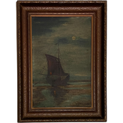 Low Tide Vintage Painting