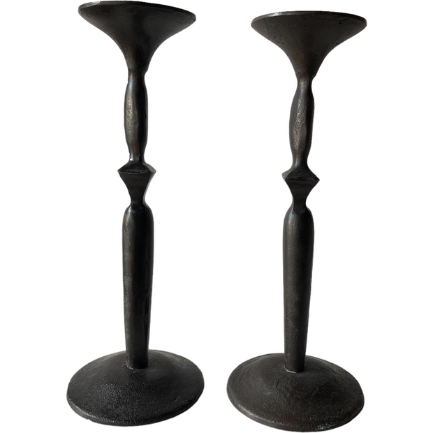 Vintage Iron Candlesticks