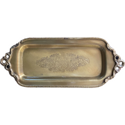 Small Vintage Brass Tray