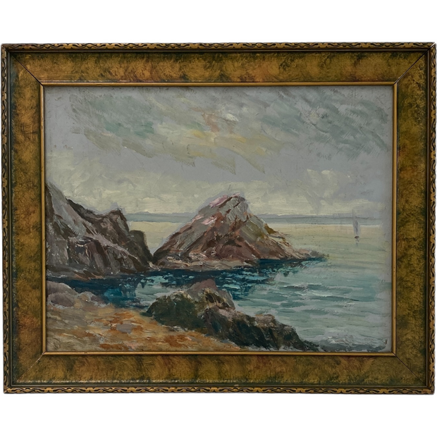 Vintage Coastal Seascape