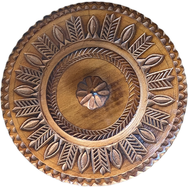 Vintage Zakopane Style Carved Box