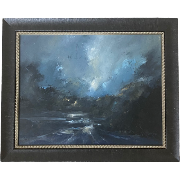 Dusk on the River Painting