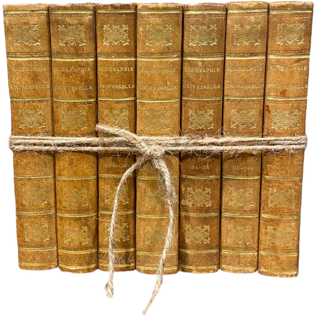 Vintage Leather Bound Book Set