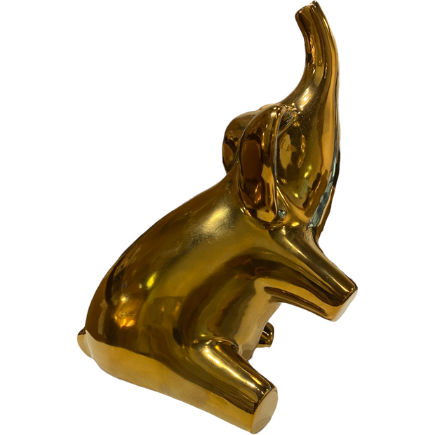 Cheerful Elephant Sculpture