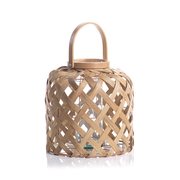 Saros Flatcore Rattan Lantern - 13 in