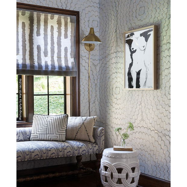 Feather Bloom Sisal- Two Blues