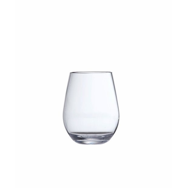 Outside Stemless White Wine Glasses 20oz. / Set of 6
