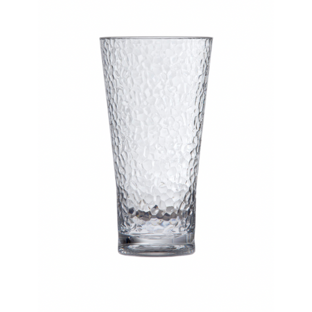 Outdoor Hammered Iced Beverage Glass - 20oz. - S/6