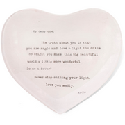 Heart Decoupage Plates - Assorted