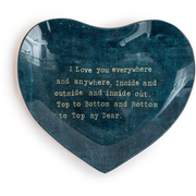Heart Decoupage Plates - Assorted