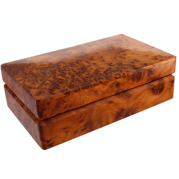 Thuya Wood Rectangular Box- with hinges