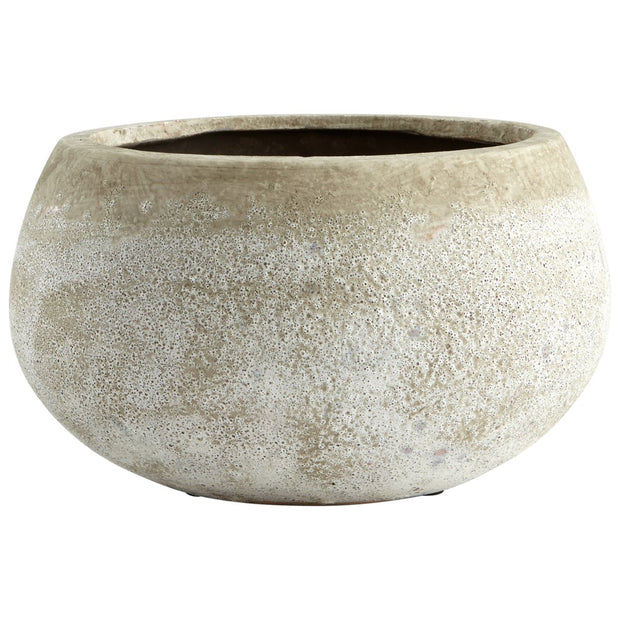 Sm Round Stoney Planter