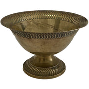 Small Brass Pedestal Bowl