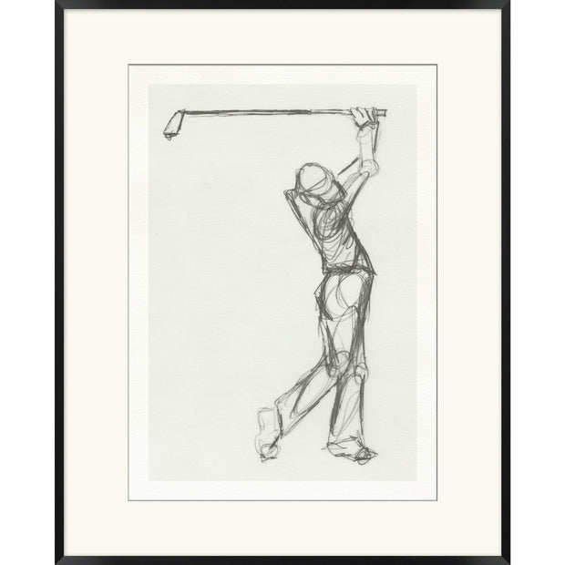 Sports Sketch 1 - 25"W x 31"H