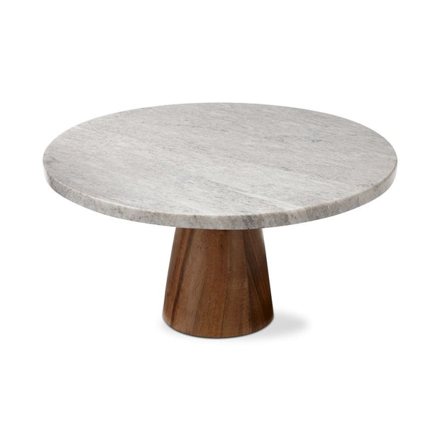 Onyx Marble Cake Plate