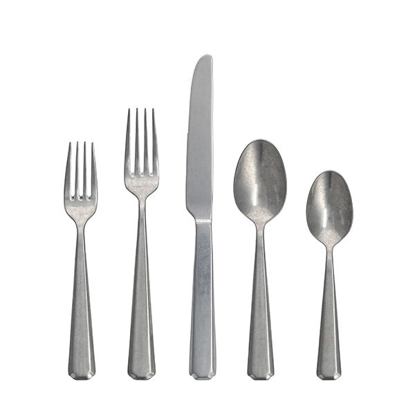 Valen Antiqued 20pc Flatware Set