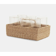 Sadye Natural Glassware Caddy