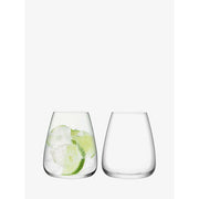 Wine Culture Water Glass 20 oz Clear x 2